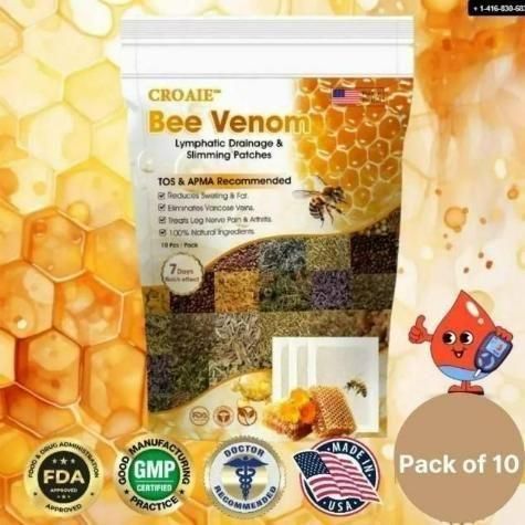 Bee Venom Lymphatic Drainage & Slimming Foot Patches 🌿👣
