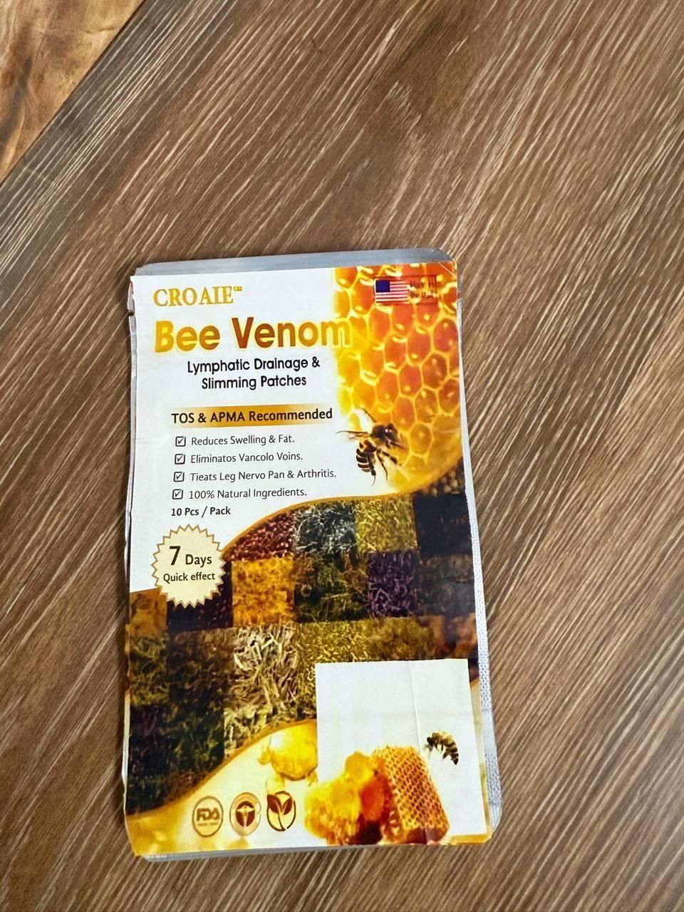 Bee Venom Lymphatic Drainage & Slimming Foot Patches 🌿👣